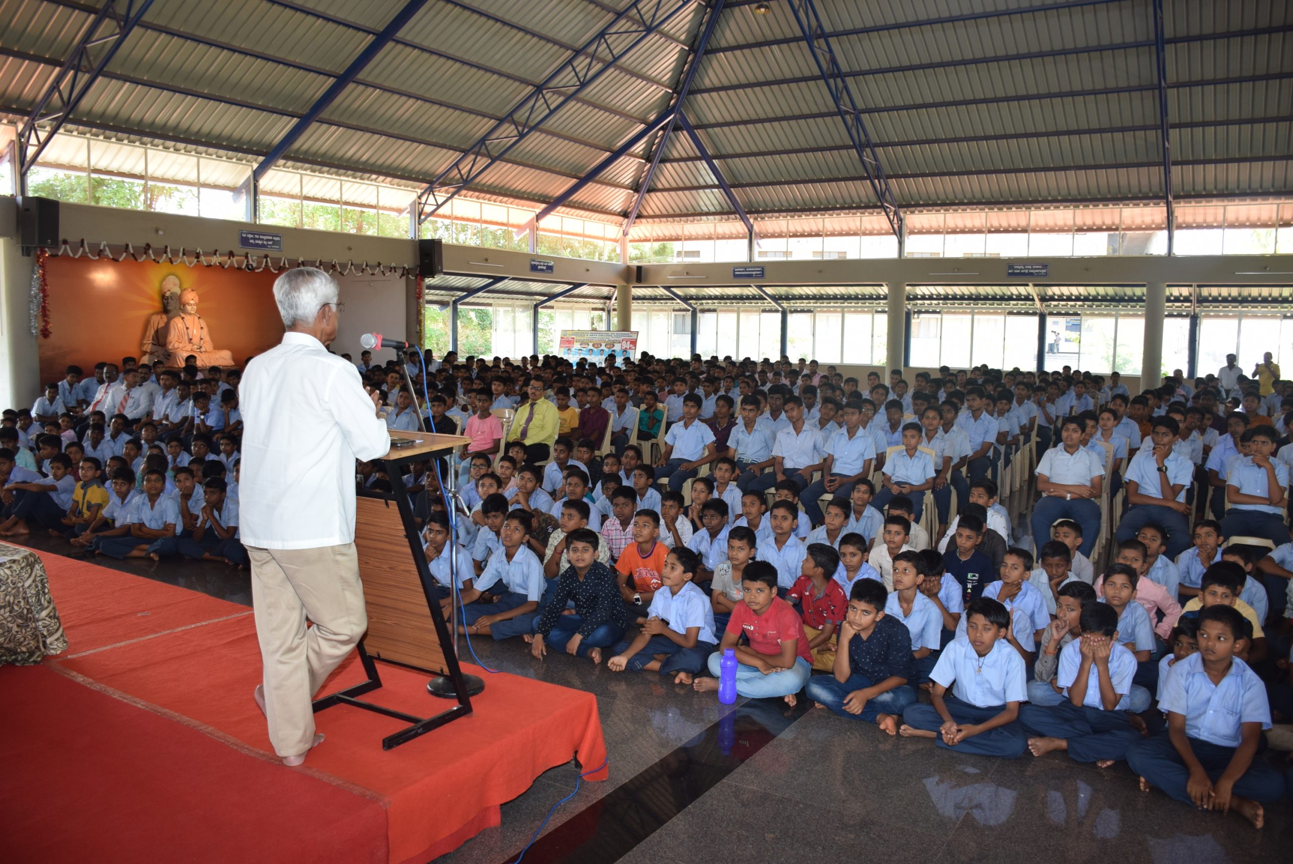 S.M.Kaluti Sir Guidance towards the Students In Campus